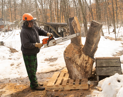 Peace: wood carving